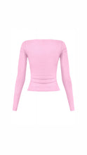 Load image into Gallery viewer, Heather Scoop Neck Long Sleeve Top
