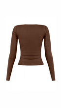 Load image into Gallery viewer, Heather Scoop Neck Long Sleeve Top
