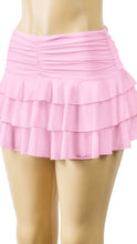 Load image into Gallery viewer, Low Waist Layered Ruffled Mini Skirt
