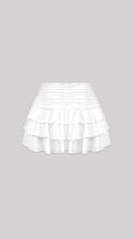 Load image into Gallery viewer, Low Waist Layered Ruffled Mini Skirt
