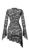 Load image into Gallery viewer, Clara Sheer Lace Mini Dress
