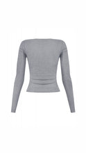 Load image into Gallery viewer, Heather Scoop Neck Long Sleeve Top
