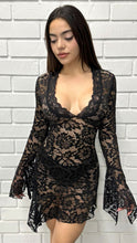 Load image into Gallery viewer, Clara Sheer Lace Mini Dress
