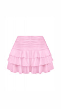 Load image into Gallery viewer, Low Waist Layered Ruffled Mini Skirt
