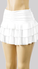 Load image into Gallery viewer, Low Waist Layered Ruffled Mini Skirt
