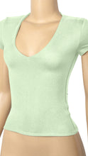 Load image into Gallery viewer, Heather V Neck Top
