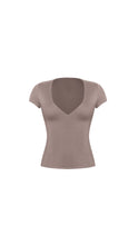 Load image into Gallery viewer, Heather V Neck Top
