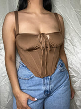 Load image into Gallery viewer, Elyse Corset- Brown
