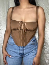 Load image into Gallery viewer, Elyse Corset- Brown
